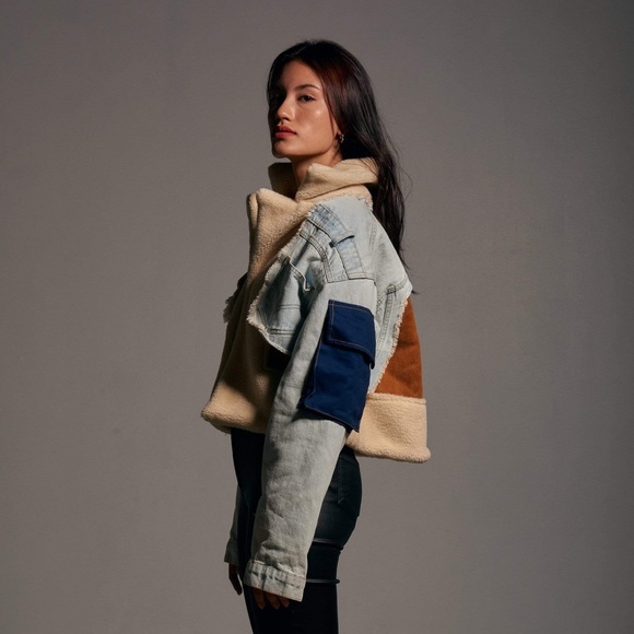 Jackets & Blazers - SHERPA JEAN JACKET